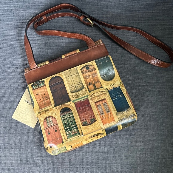 NWT PATRICIA NASH GRANADA LEATHER CROSSBODY BAG - Picture 2 of 12